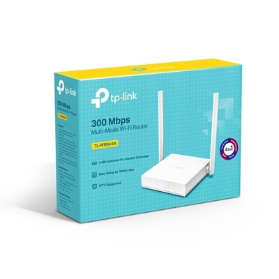 Router Inalambrico Tp-link Pc Wifi Internet 2 Antenas TP-WR844N Multimodo