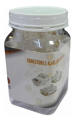 Conector Rj45 Cat5e Wireplus+  100 Unidades