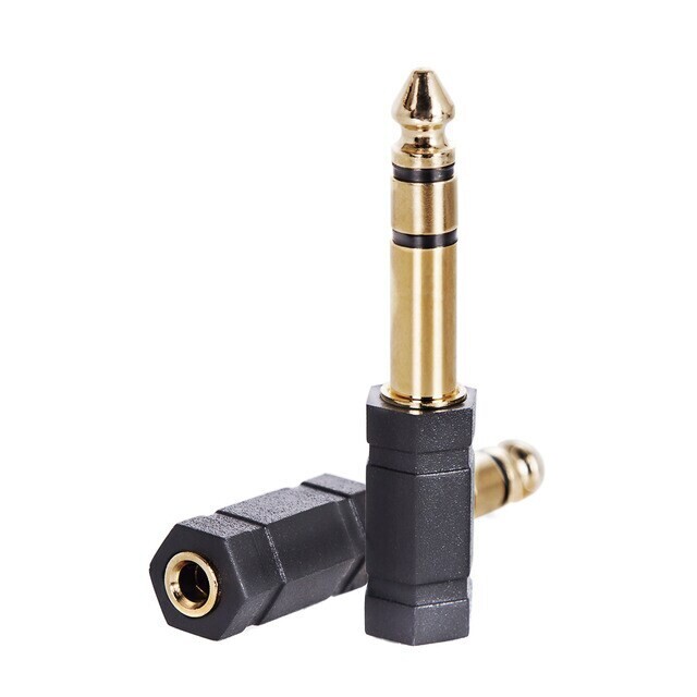 Convertidor de Audio de 6.5mm macho a 3.5mm hembra