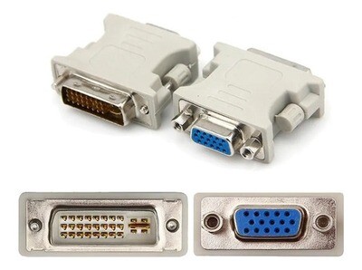 Adaptador DVI 24+5 a VGA