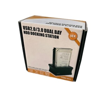 Estación de Acoplamiento USB 3.0/2.0 para Disco HDD y SSD 2,5&#39;&#39;/3.5&quot; SATA de una Sola Bahía