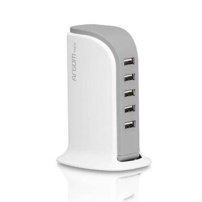 ESTACIÓN DE CARGA 5-PUERTOS USB 6A ARGOM TECH