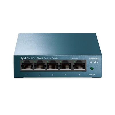 Switch 5 Puertos Gigabit Tplink 10/100/1000 LS105G