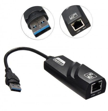 Convertidor/Adaptador de Red Gigabit USB 3.0 Adaptador Ethernet USB a RJ45