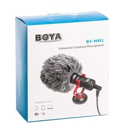 Microfono Shotgun Universal Boya By-mm1 Inconet