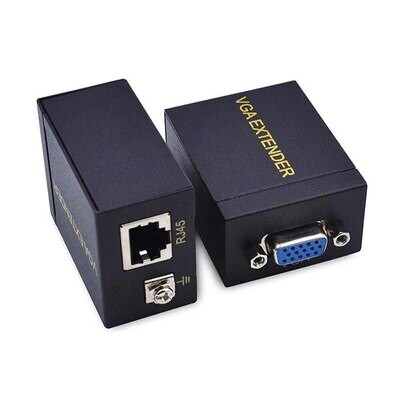 Extensor Vga a Utp Cat5/6 para cable de 60 metros