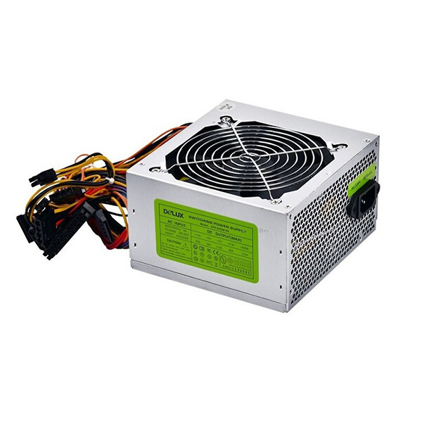 Fuente de Poder Delux 550w 20 + 4 Pines Sata