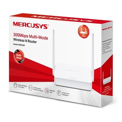 Router Inalámbrico Mercusys Mw302R 300mbps Multimodo