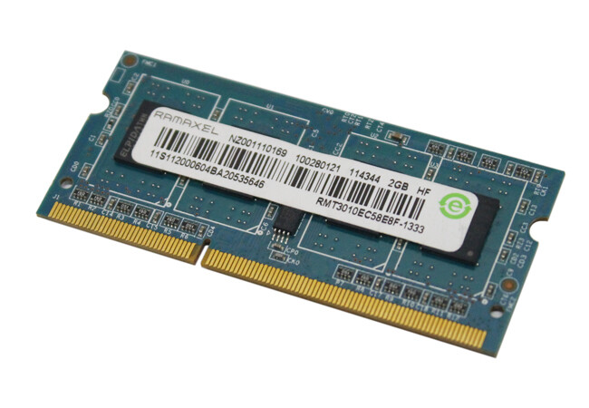 Memoria Ram 2GB DDR3 10600 para laptop RAMAXEL