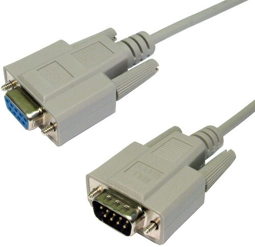 Cable Serial Extension 1,8 Metros Db9f A Db9m-RS232 AMS macho-hembra