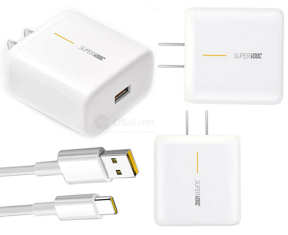 Cargador OPPO 65W SuperVOOC con Cable tipo C