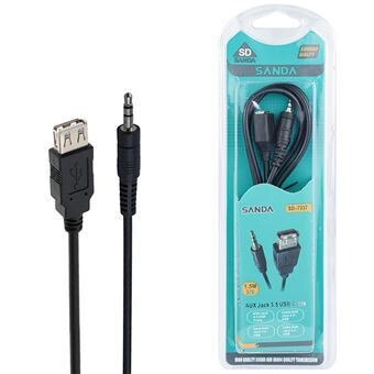 Adaptador Sanda SD-7237 USB para Jack 3.5mm