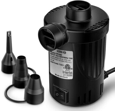 Compresor de aire OutdoorMaster eléctrica, portátil 110-120 voltios