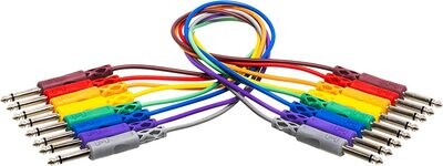 Cable patch jack 6,3mm Mono de 30cm