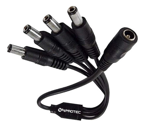 Cable Splitter Pulpo 4 Macho 1 Hembra Dc 12v Cámaras Dvr 1a4