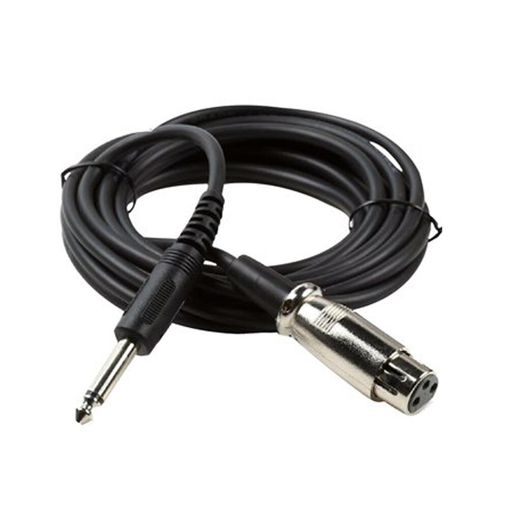 Cable Para Microfono xlr a plug 6.5mm De 5 Metros