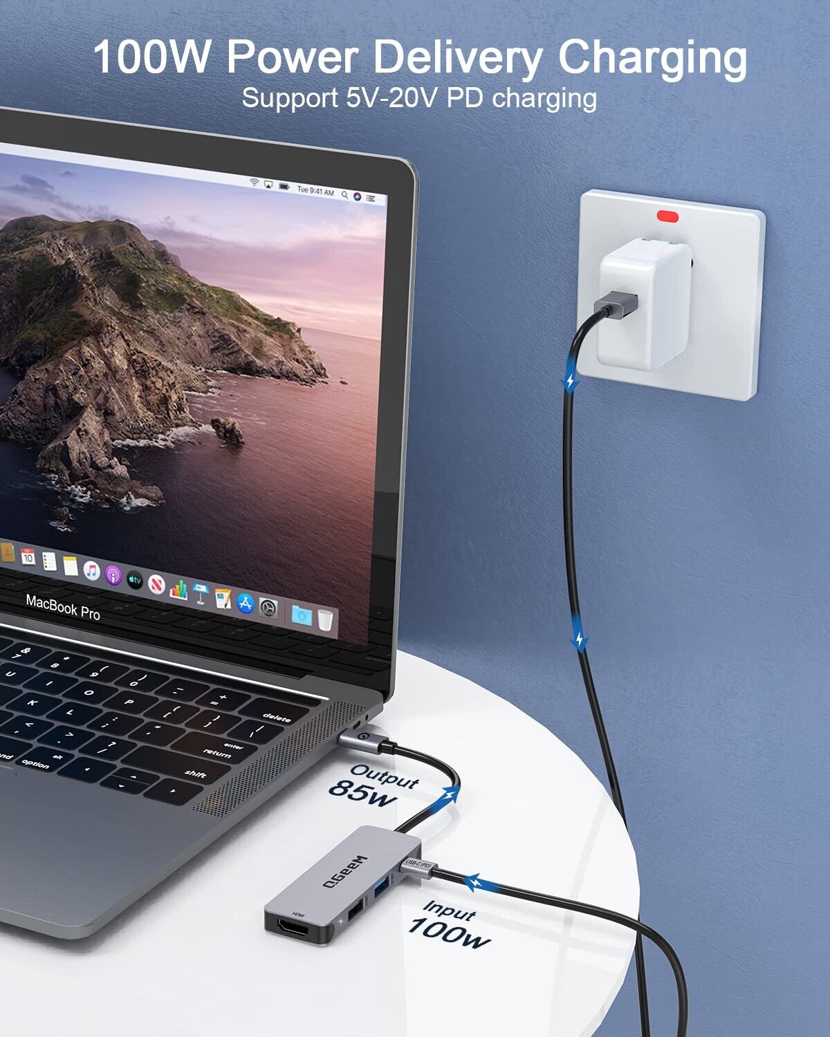 Hub QGeeM 7 en 1 USB 3.0