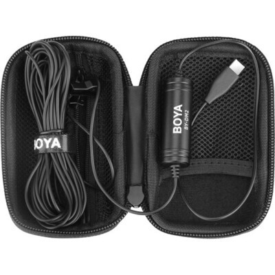 Micrófono de lavalier direccional para  para teléfono tipo C, Boya by-DM2