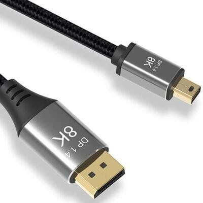 Cable Mini DP a DisplayPort 8K