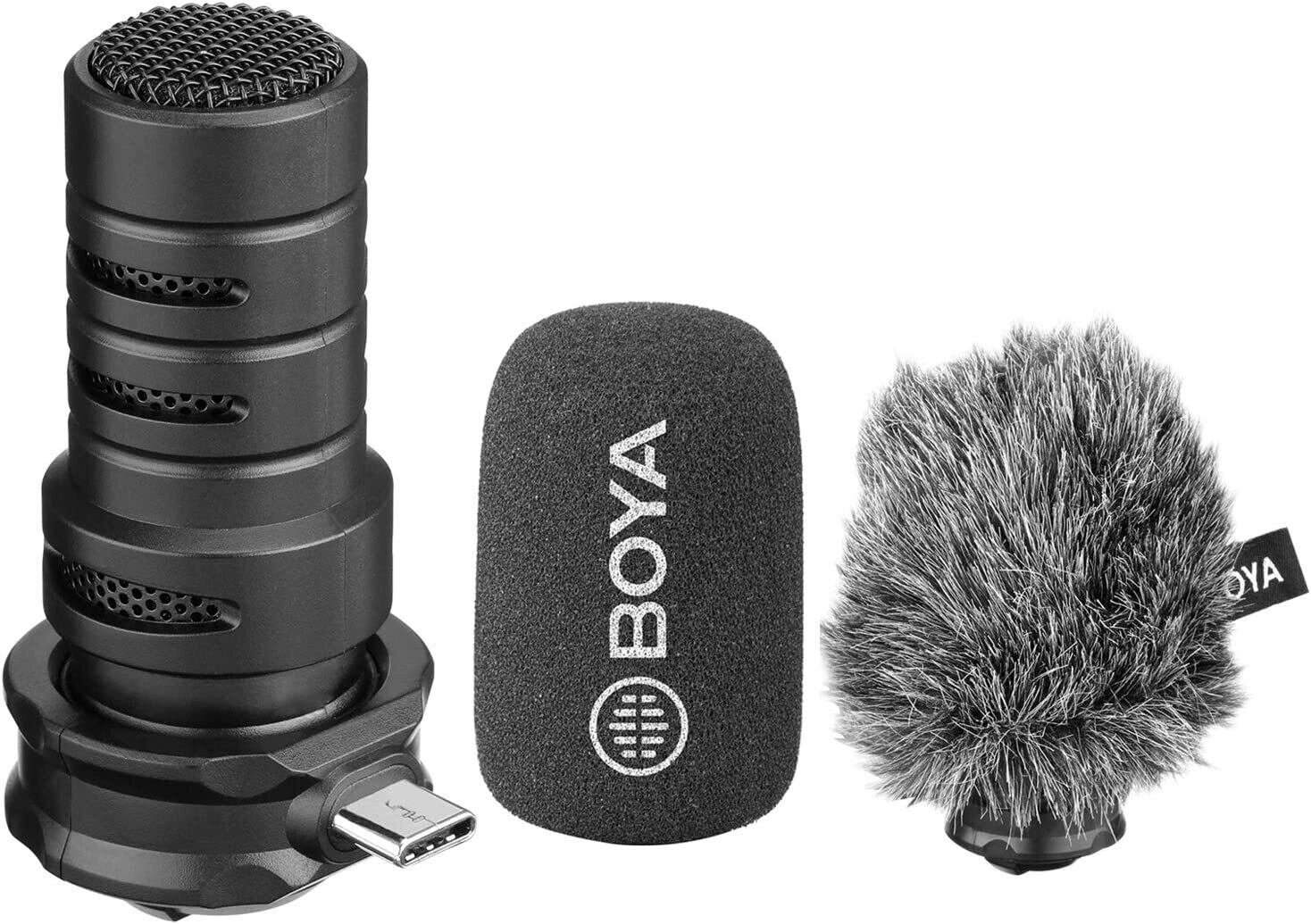 Micrófono condensador para dispositivos Android, BOYA BY-DM100