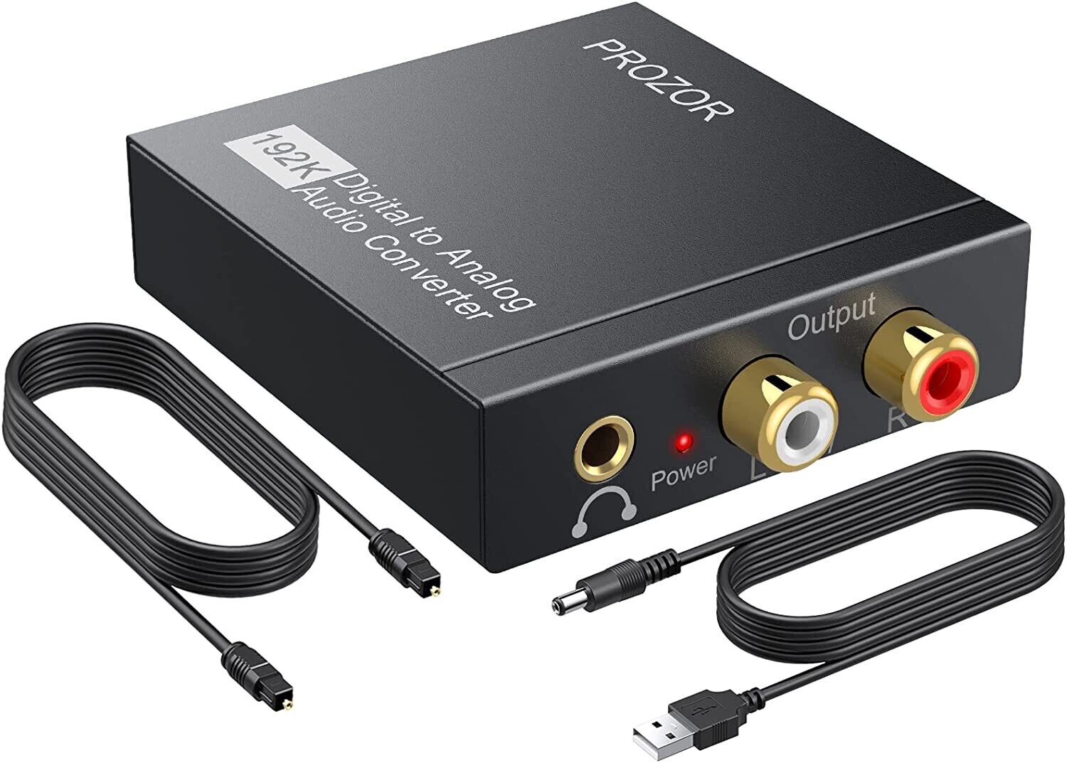 Conversor de audio digital a analógico Negro, PROZOR