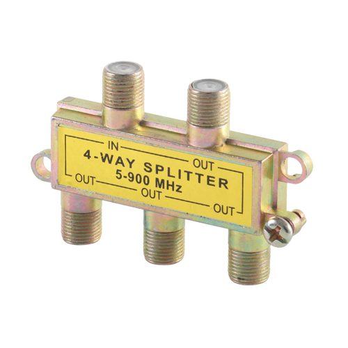 SPLITTER COAXIAL 1 ENTRADA 4 SALIDAS
