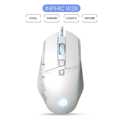 Mouse Gaming alambrico W28 8 teclas 4800DPI