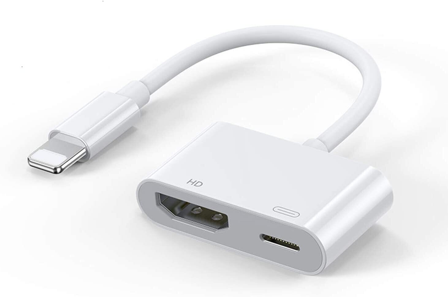Adaptador Lightning A Av Digital Iphone 11 Pro/xr/xs/x/8/7 Plus