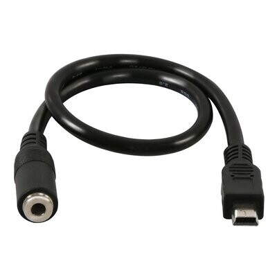 Cable de audio mini USB a Plug 3.5mm para micrófono de clip activo