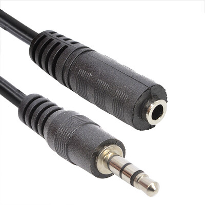 Cable Extensión Plug Auxiliar 3.5mm Macho-hembra 5 metros