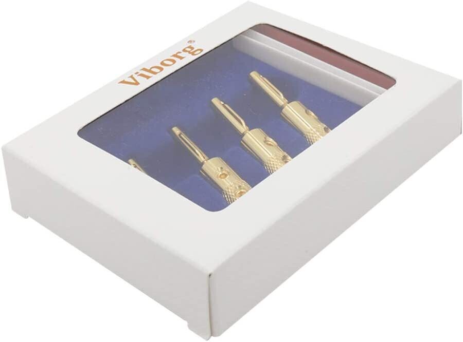 Conectores banana de alta gama Viborg VB401G