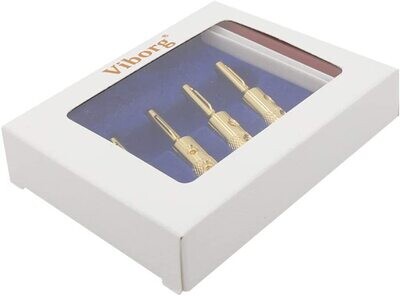 Conectores banana de alta gama Viborg VB401G