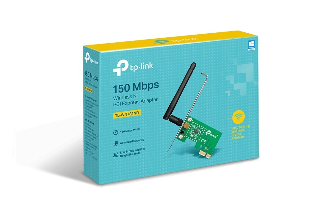 Adaptador Wifi PCI Express a 150 Mbps Tp link TL-WN781ND