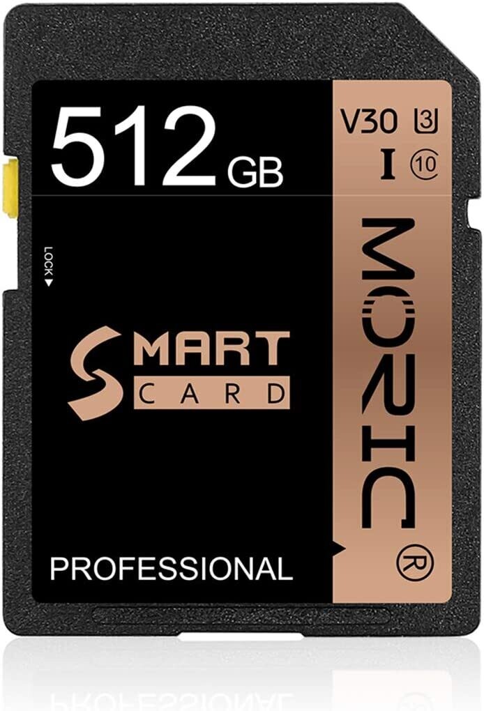 Tarjeta SD de 512GB Clase 10 MORIC