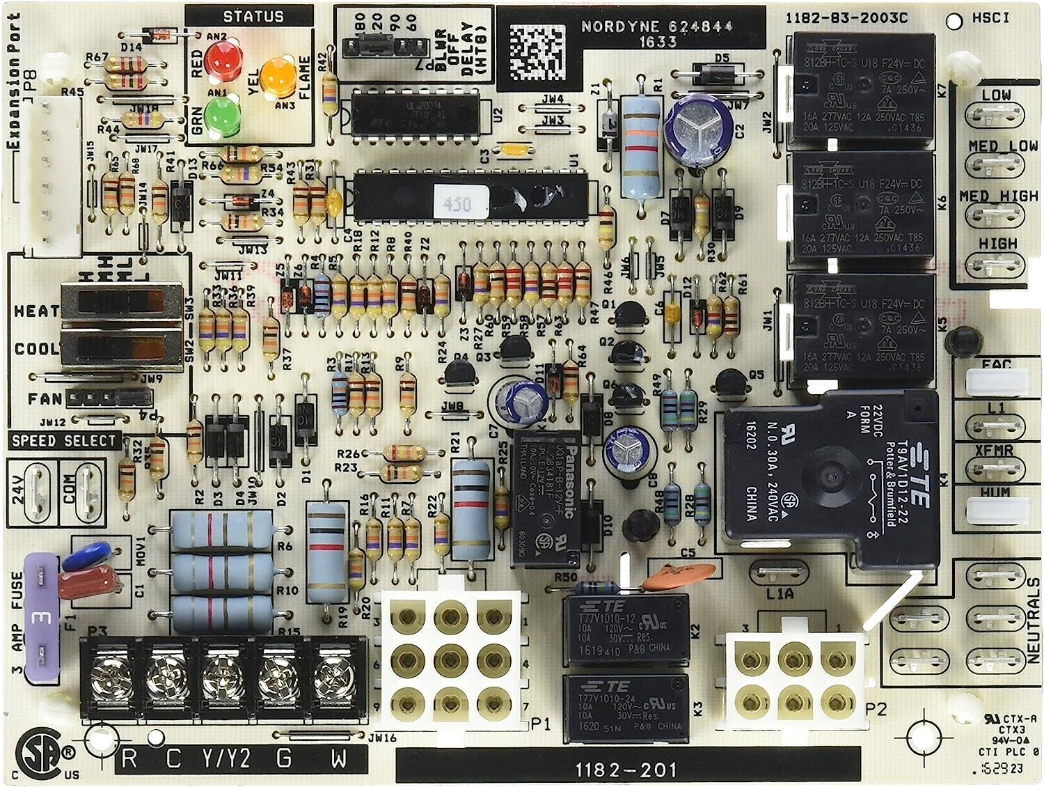 Tablero de control Nordyne Miller 920915