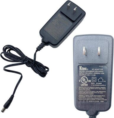 Adaptador de Corriente Ktec  12V a 1.5A 24W