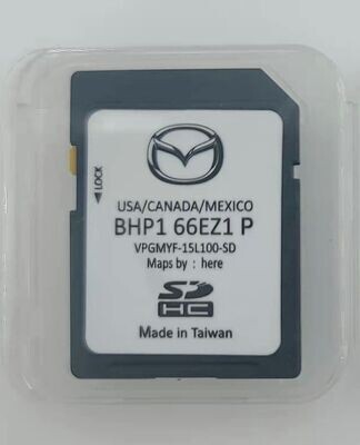 Tarjeta SD de sistema de mapas para navegación GPS BHP1 66EZ1 P compatible con coche Mazda
