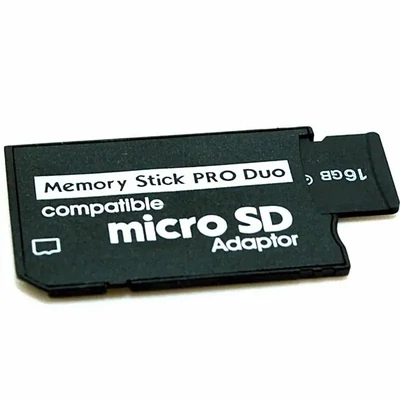 Adaptador Micro SD SDHC TF A Memory Stick MS Pro Duo PSP Para PSP 1000 2000 3000