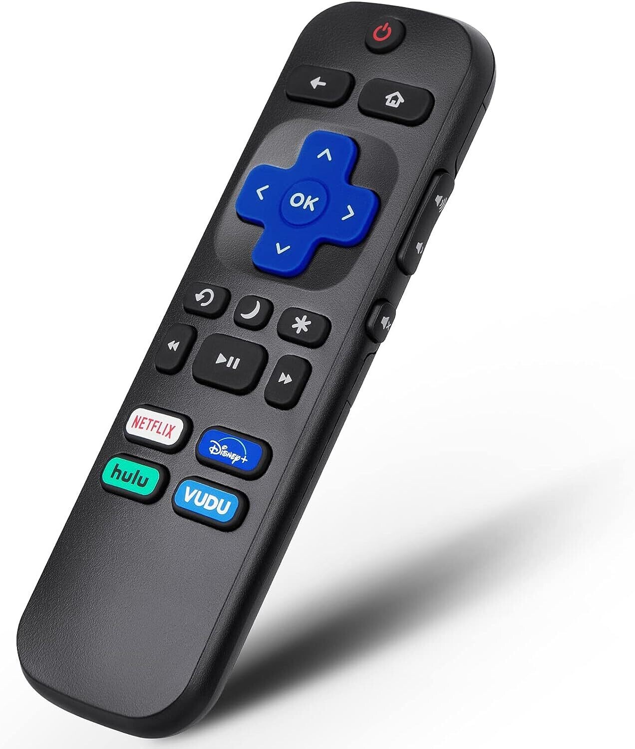 Control Remoto Para Roku compatible con Hisense-TCL-Onn-Sharp-Roku TV Remote Replacement, con botones para Netflix, Disney, Hulu, VUDU