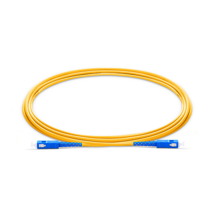 Cable de Fibra Optica SC/UPC a SC/UPC G652D (Azul a Azul) 10 Metros