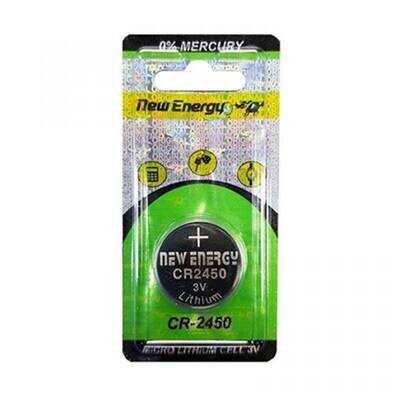 Bateria New Energy CR2450 3V de Litio CR 2450