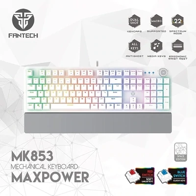 Teclado Mecánico ingles MaxPower MK853 Space Edition RGB