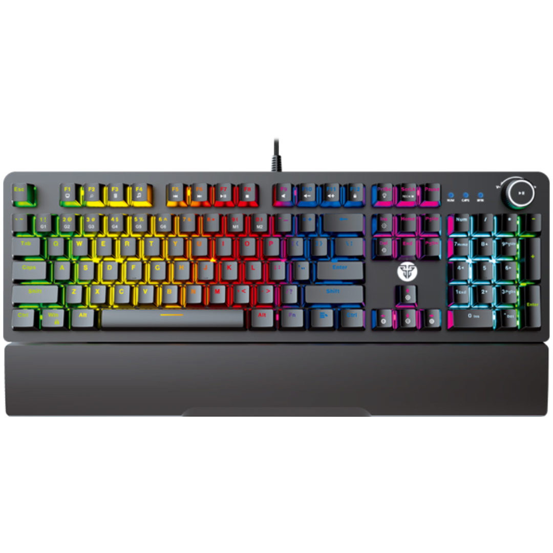 Teclado Mecánico ingles MaxPower MK853 Space Edition RGB negro
