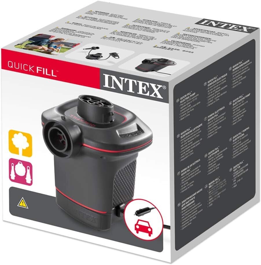 Bomba de Aire Electrica Intex para vehiculo 12V