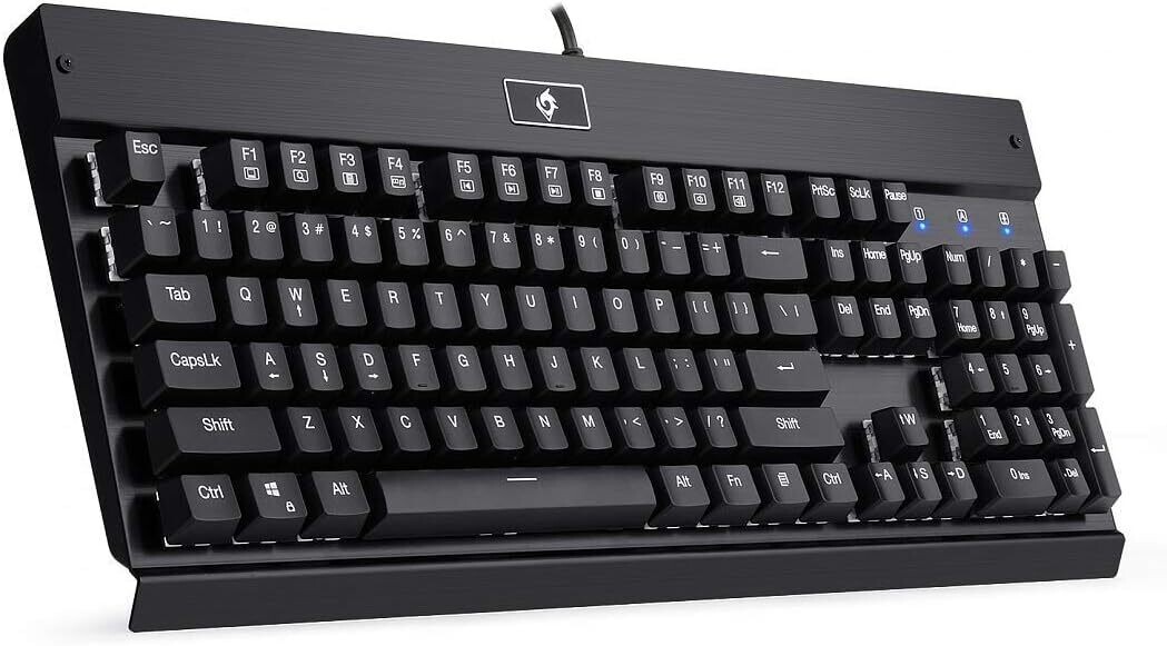 Teclado mecánico alambrico con switch marron EagleTec KG010