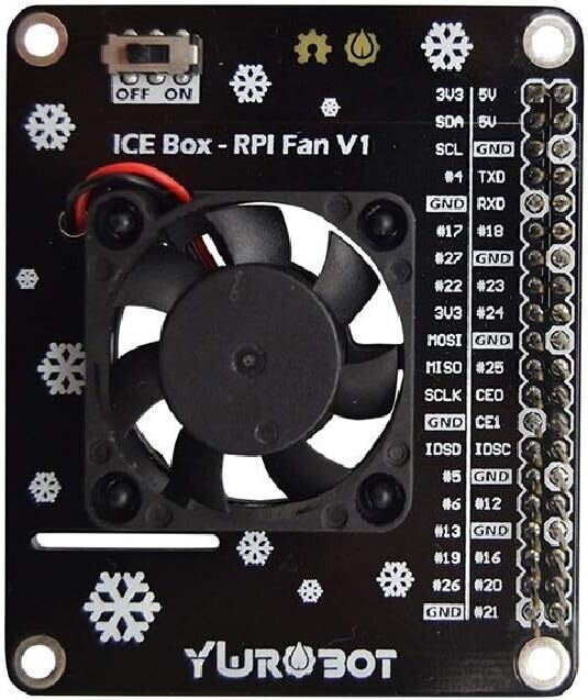 Placa de expansión del fan cooler de Raspberry Pi