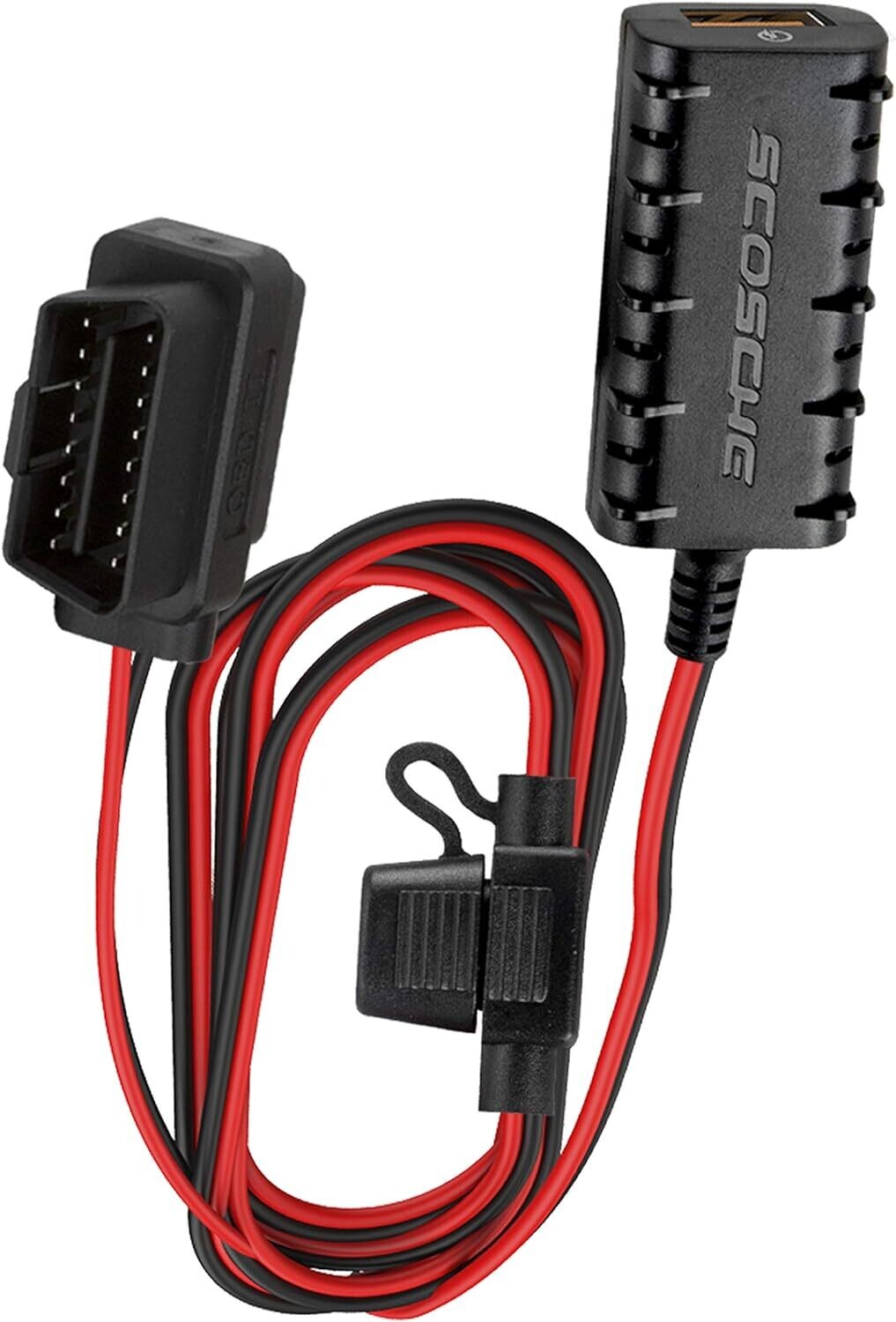 Adaptador de cargador de vehiculo OBDII/USB-A , Scosche