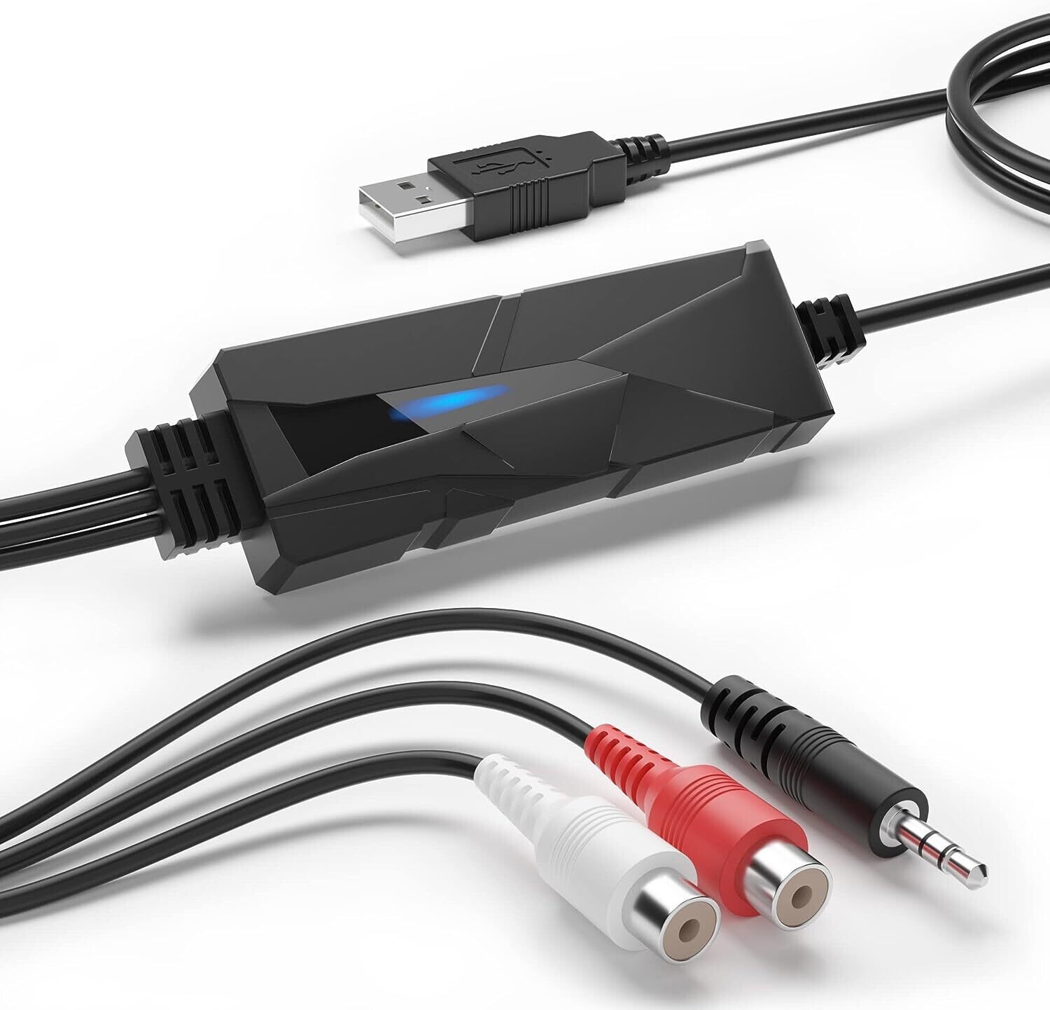 tarjeta capturadora de audio USB2.0 - Win y Mac, AV202-B