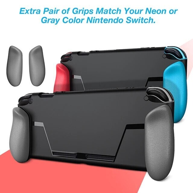 Funda portátil para consola Nintendo Switch, bolsa de transporte para juegos, funda suave de TPU con agarre ergonómico