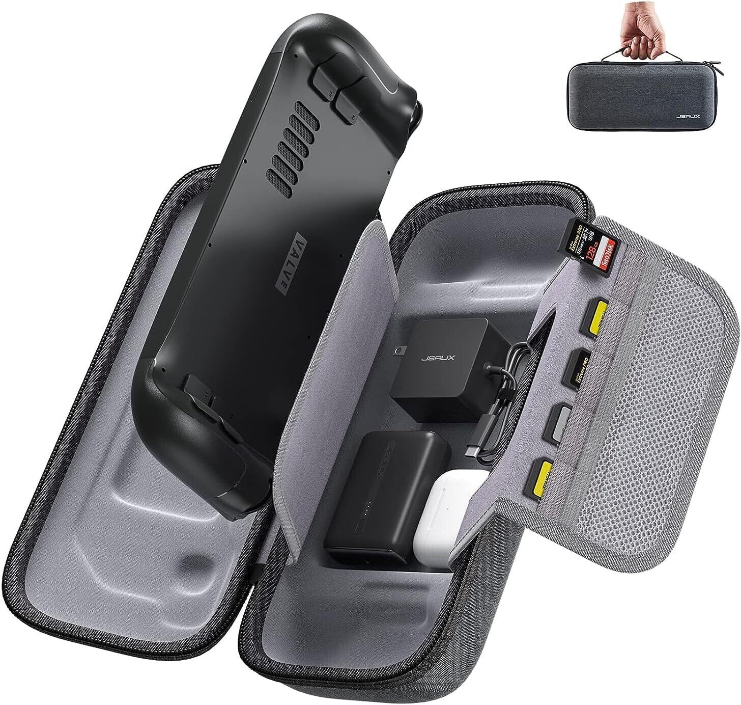 Funda de transporte compatible con Steam Deck, JSAUX